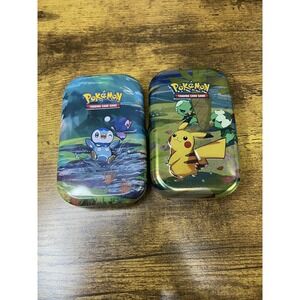 Pokemon Celebrations Mini Tin EMPTY NO CARDS 2 TINS FOR SALE